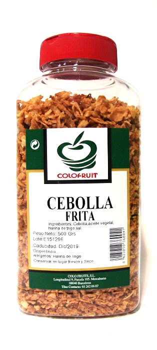 CEBOLLA FRITA DESHIDRATADA 500gr - Colofruit -Productos Gourmet
